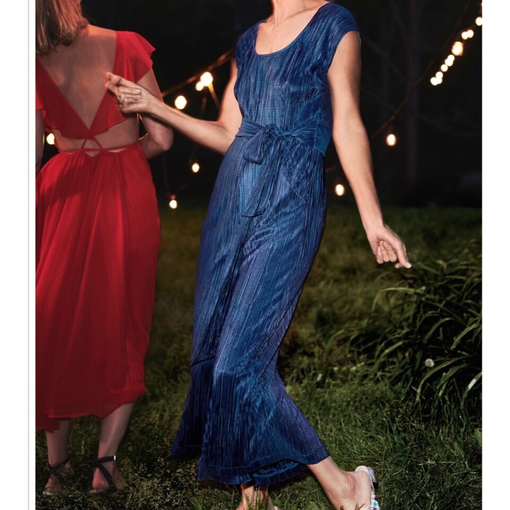 Anthropologie Maeve Sonata Jumpsuit Size 8 New - Picture 3 of 8